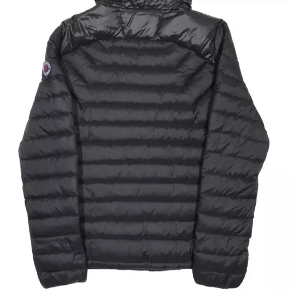 Abercrombie Men's Black Hooded Puffer Jacket - Picture 2 of 6